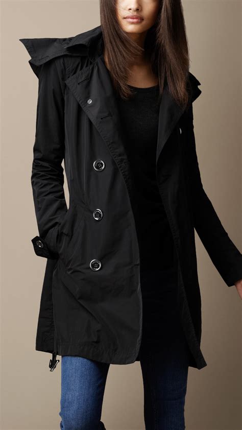 burberry women's hooded coat|burberry hooded coat women's.